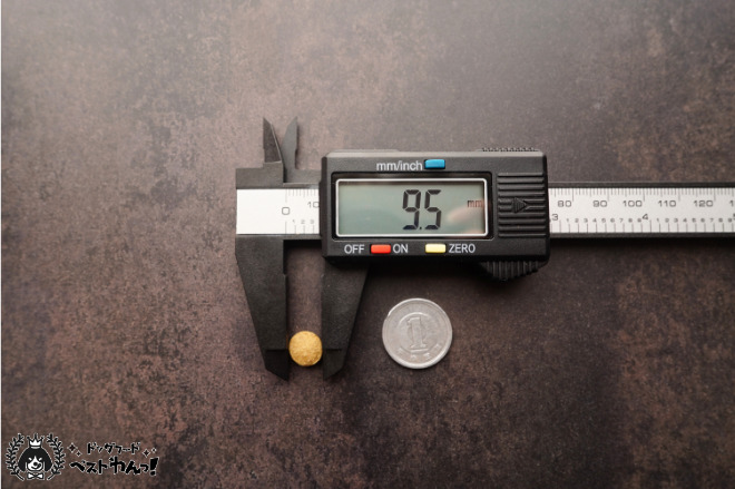 このこのごはん粒の大きさ測定