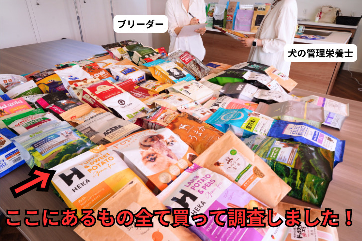 調査したドッグフード