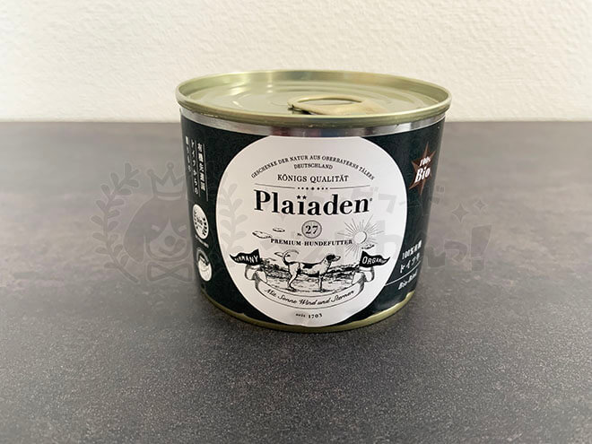 プレイアーデンドッグフードのパッケージ
