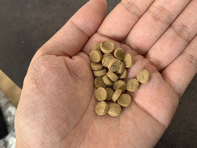 このこのごはんのリニューアル後の粒