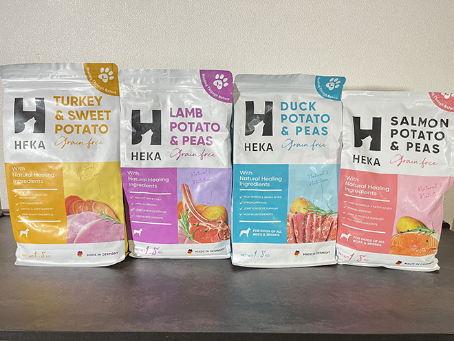 ヘカドッグフードの全種類