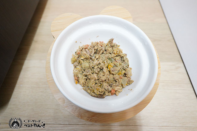 リニューアル後のココグルメを皿に移した画像