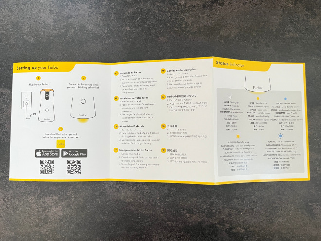 Furbo（ファーボ）の説明書